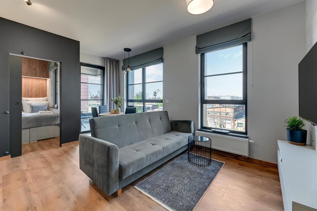 Doki Living & Foodhall By Downtown Apartments Gdansk Dış mekan fotoğraf