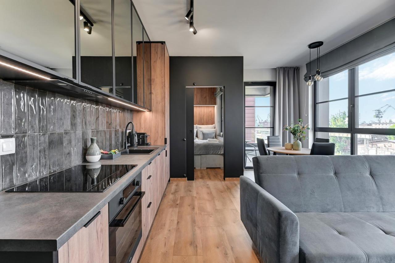 Doki Living & Foodhall By Downtown Apartments Gdansk Dış mekan fotoğraf