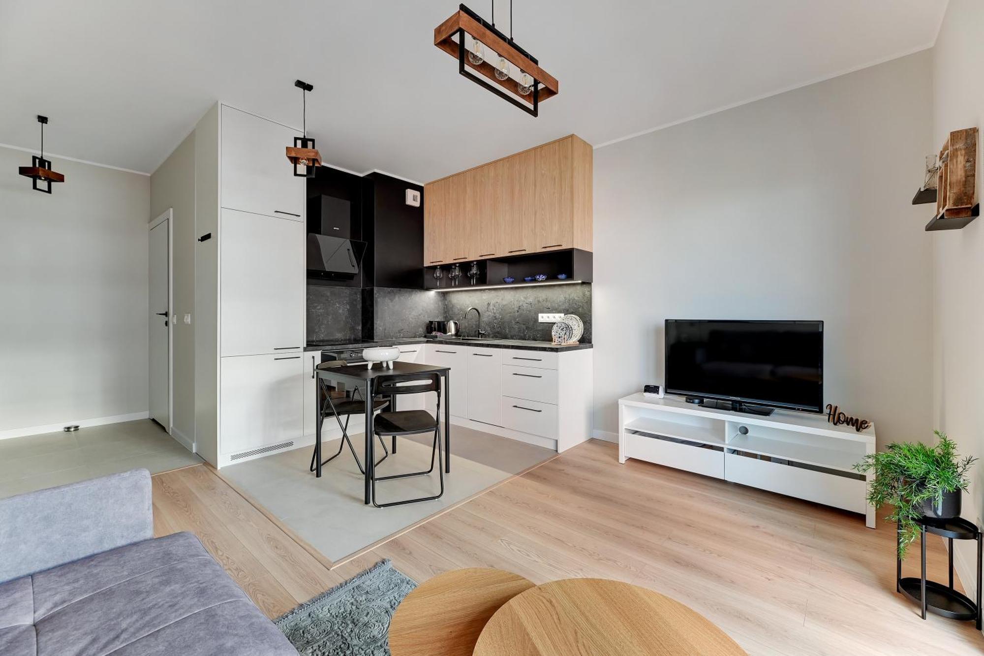 Doki Living & Foodhall By Downtown Apartments Gdansk Oda fotoğraf