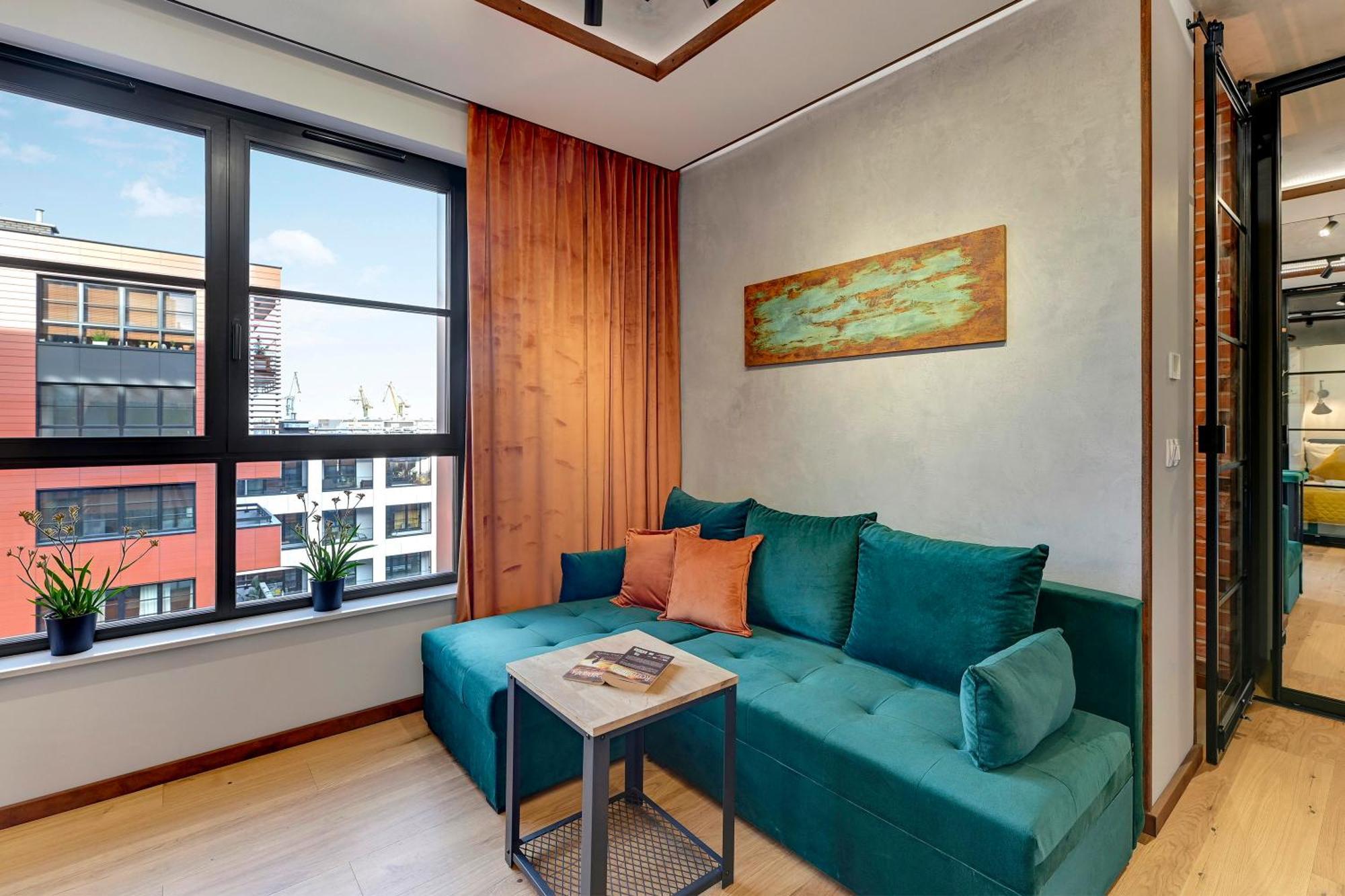 Doki Living & Foodhall By Downtown Apartments Gdansk Oda fotoğraf