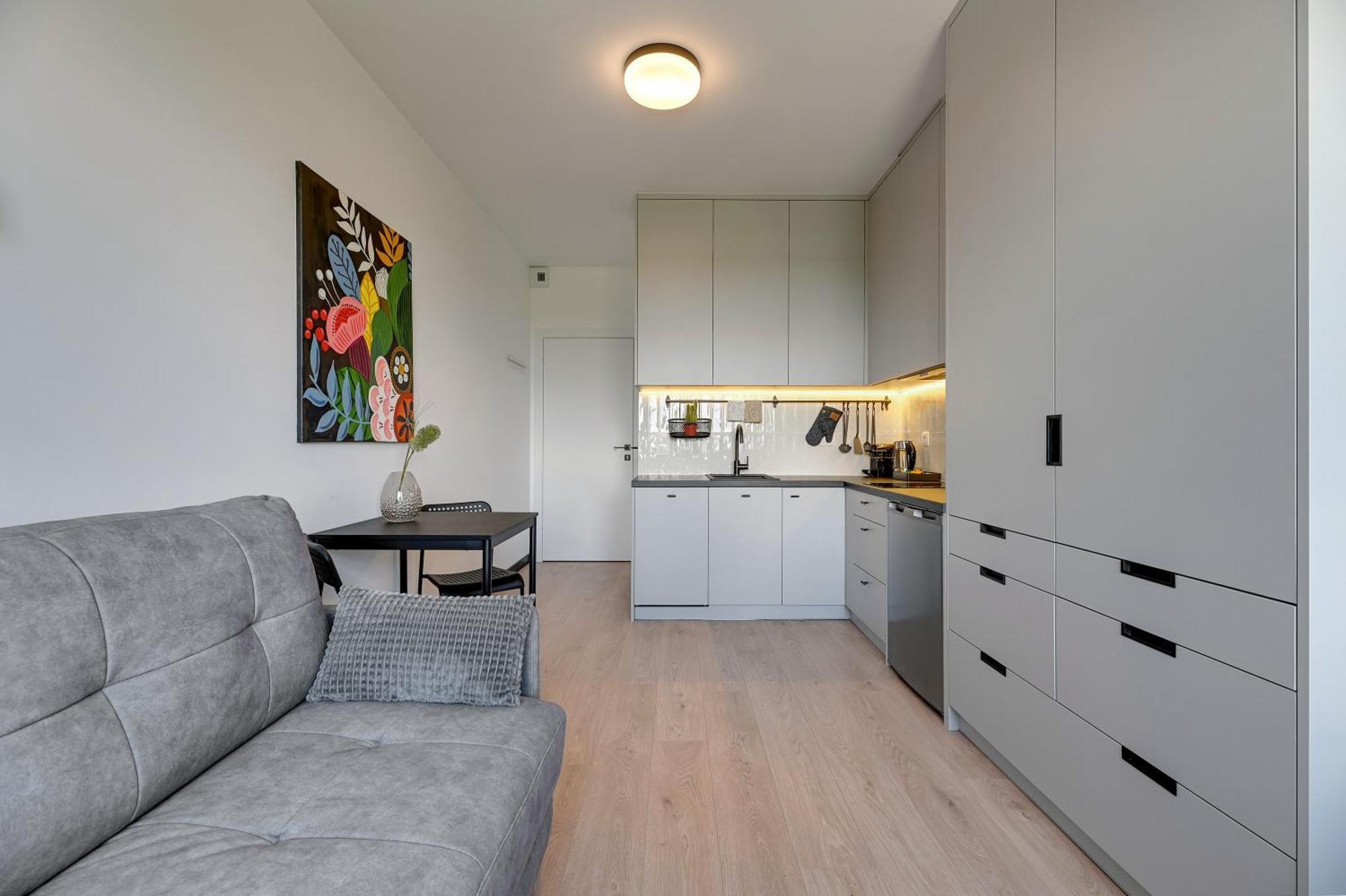 Doki Living & Foodhall By Downtown Apartments Gdansk Oda fotoğraf